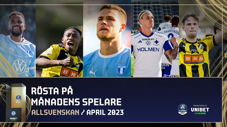 De kan bli månadens spelare i Allsvenskan och Superettan
