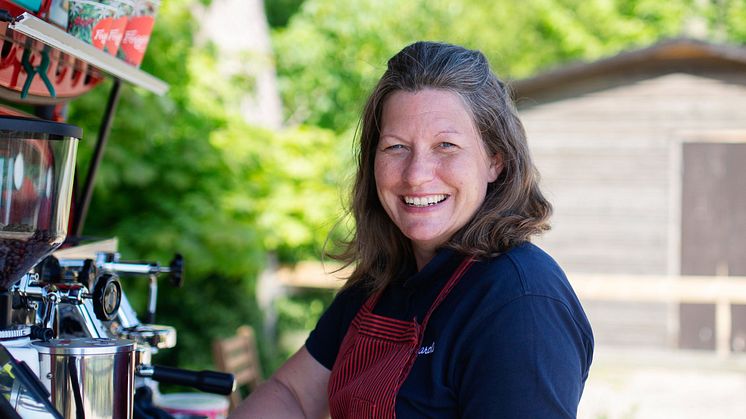 Anna Frisk, barista på Fogarolli Barista Partner