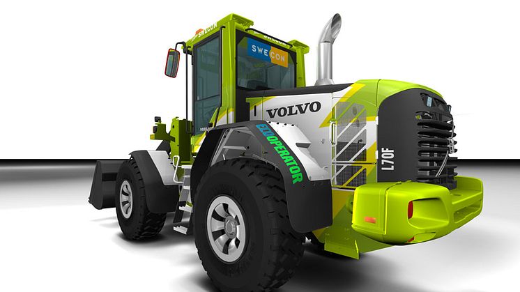 Volvo L70F Green Racing - illustration