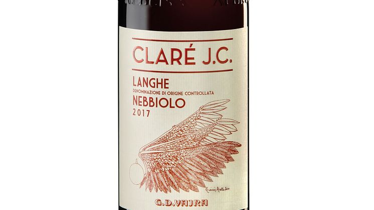 Exklusiv lansering av Claré J.C Lange Nebbiolo 2017 från G.D. Vajra fredag den 6:e juli. 