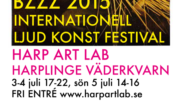 BZZZ! International Sound Art Festival July 3-5 2015