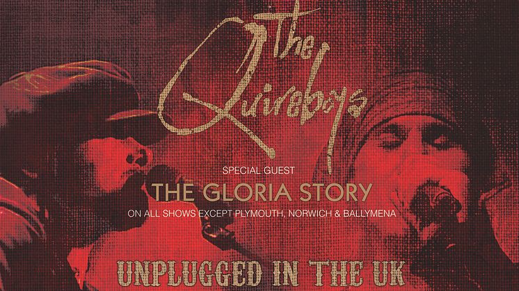 The Gloria Story öppnar för The Quireboys och åker på  Englandsturné.