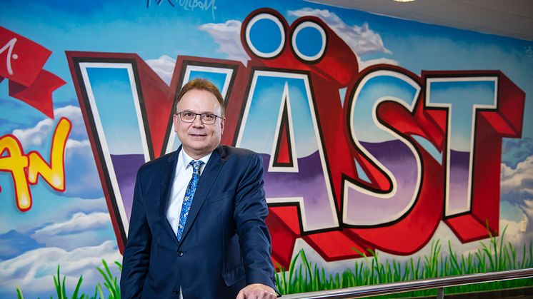 Martin Hellström, rektor vid Högskolan Väst. Foto: EngFoto