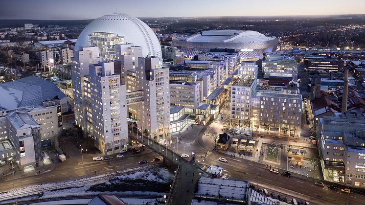 I området kring det gamla slakthusområdet har Dreem arkitekter planerat för trygga och mänskliga stadsrum.