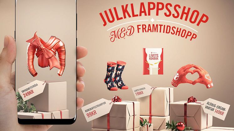 Virtuell kram från designertröja bland årets klappar från Rädda Barnen