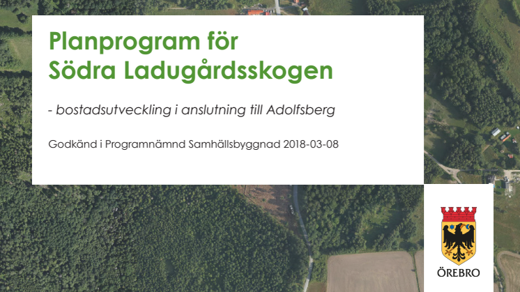 Planprogram för Södra Ladugårdsskogen