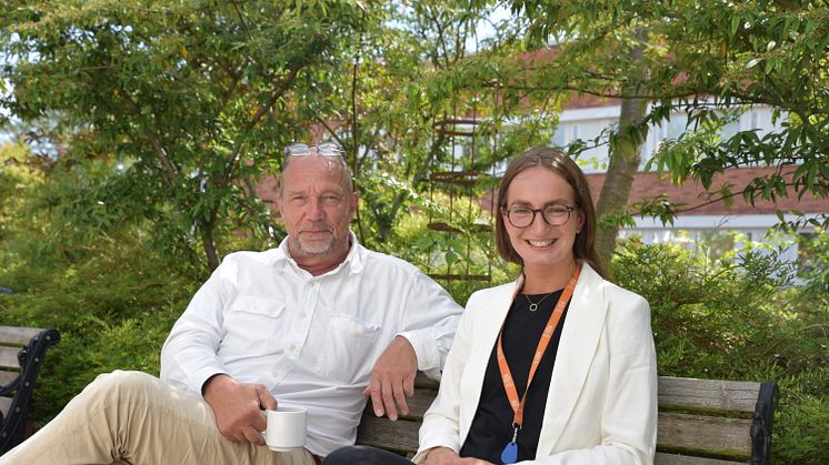 Torsten Helander och Matilda Suneson är båda planarkitekter i Eslövs kommun.