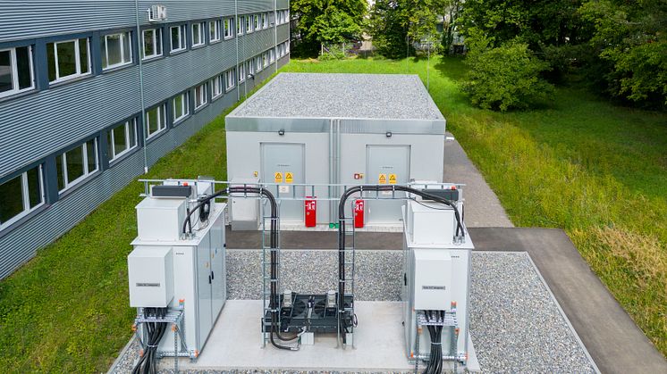 Battery power plant from ADS-TEC Energy in Reutlingen, Germany