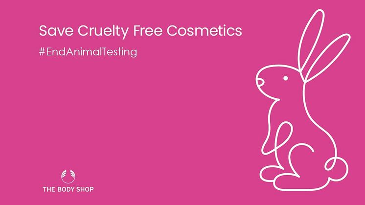 The Body Shop og Dove står sammen og kræver, at EU holder sit løfte og ikke ophæver forbuddet mod dyreforsøg i kosmetikproduktion i Europa.