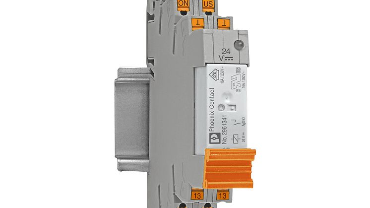 DC-hybridmodulene i serien PLC-Interface er smale.