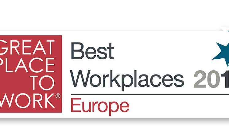 Great Place to Work, Best Workplaces Europe 2016, 3 Swdeden