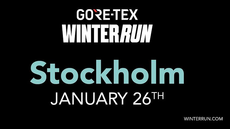 Marathongruppen i nytt samarbete med Icebug – arrangerar GORE-TEX Winterrun i Stockholm