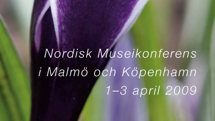 Program till Nordiska museikonferensen i Malmö