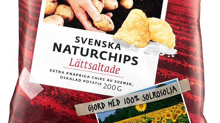 Svenska Naturchips, Lättsaltade
