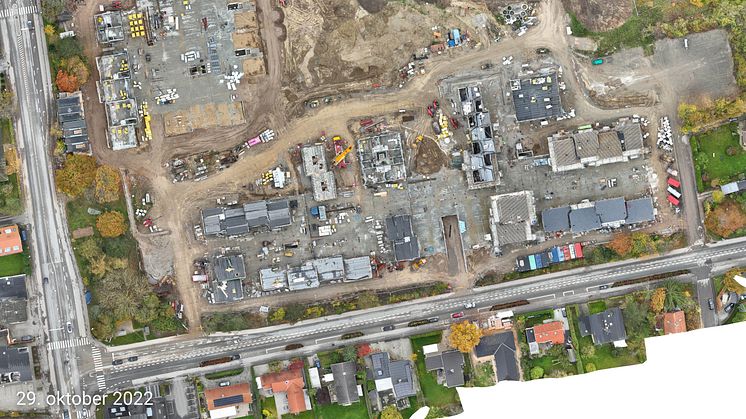 Dronebillede af PH Park som det ser per 29. oktober