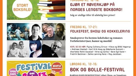 Velkommen til bokfest i citypassagen
