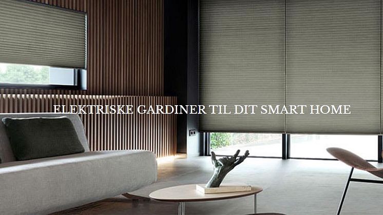 Nyhed: ElektriskeGardiner.dk - Nem bestilling af elektriske gardiner til dit smarthome.