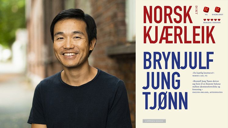 Brageprisnominert. Brynjulf Jung Tjønn har høstet mye ros for diktsamlingen NORSK KJÆRLEIK (Foto: Maria Kleppe Vihovde /Cappelen Damm)