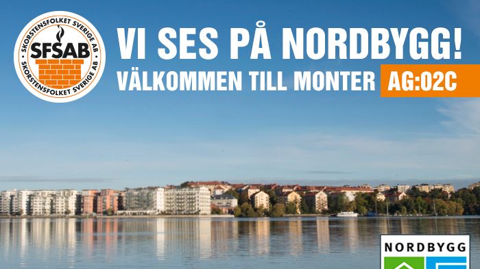 10-13 april Nordbygg. Lär dig mer om Relining av ventilationskanaler!