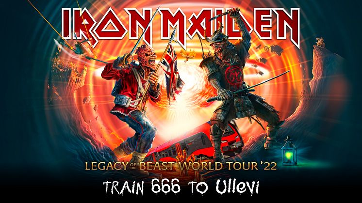 MTRX arrangerar Iron Maiden-tåg till Ullevikonsert