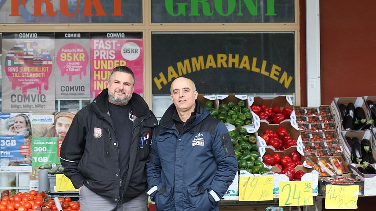 George och Charbel på Hammarhallen