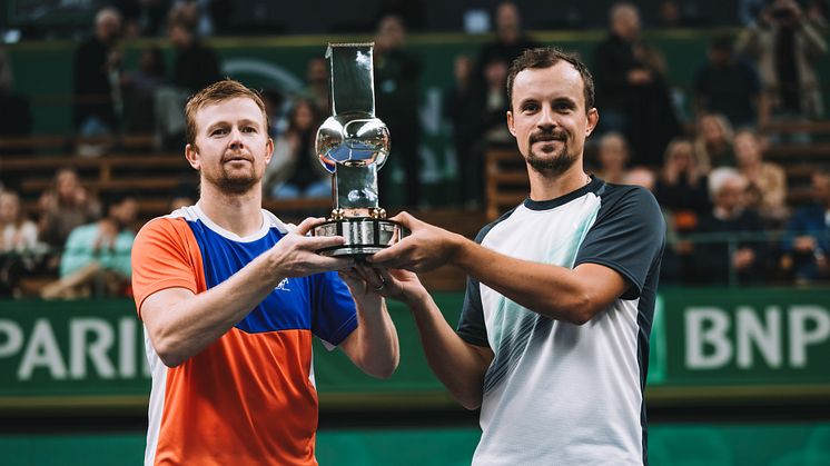 Andrey Golubev och Denys Molchanov i BNP Paribas Nordic Open 2023