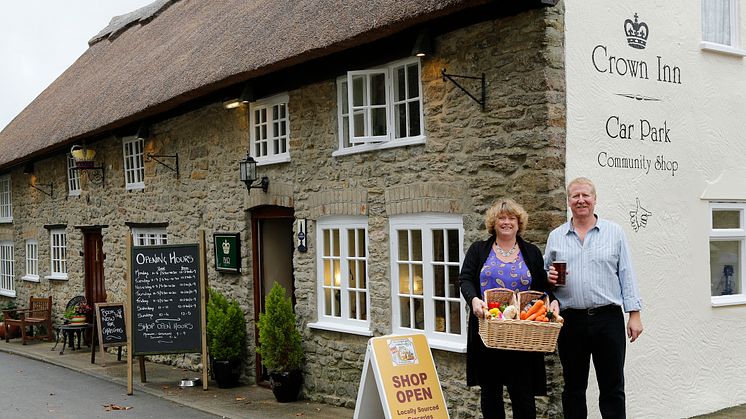The busy village pub is a sign of thriving rural community