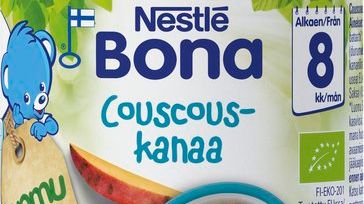 Luomulastenruoan kysyntä kasvussa: Lisää Suomessa valmistettuja Bona-luomuruokia kauppoihin