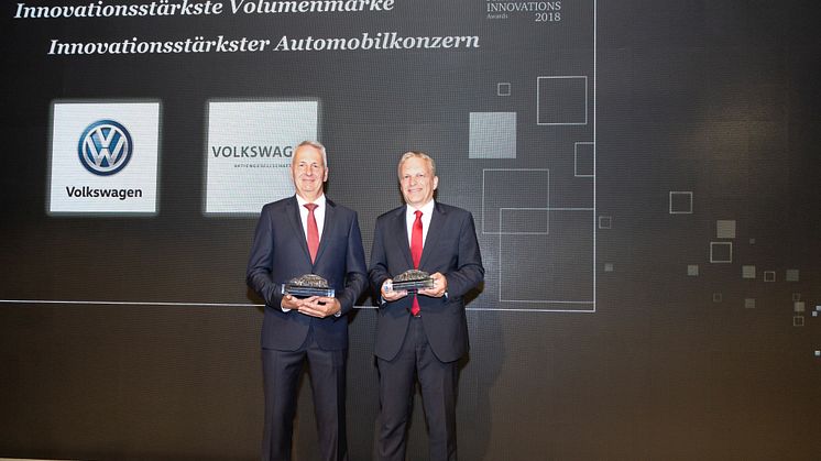 AutomotiveINNOVATIONS Award 2018: Volkswagen kåret som det mest innovative høj-volumen bilmærke