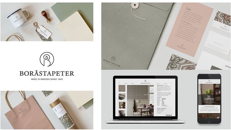 Boråstapeter get a new logo and a new look