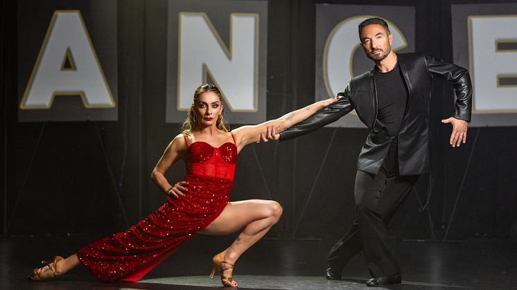 Tango passion: Vincent Simone and Victoria Martin will star at a fundraising ball for the Stroke Association