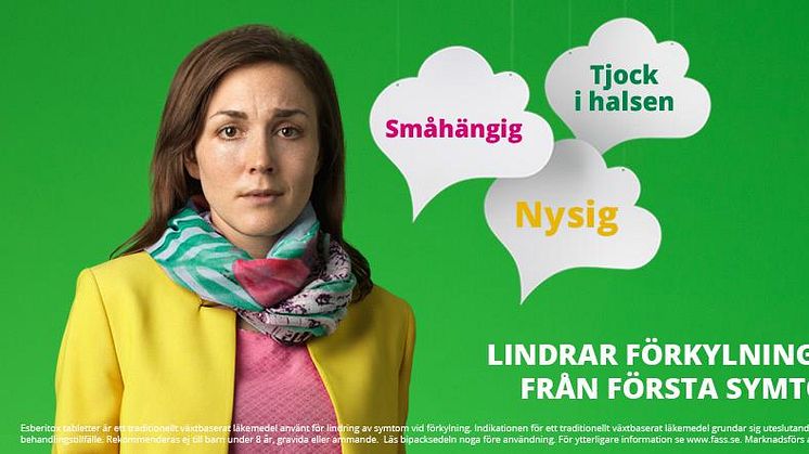 Esberitox lanserar ny hemsida inför förkylningssäsongen!