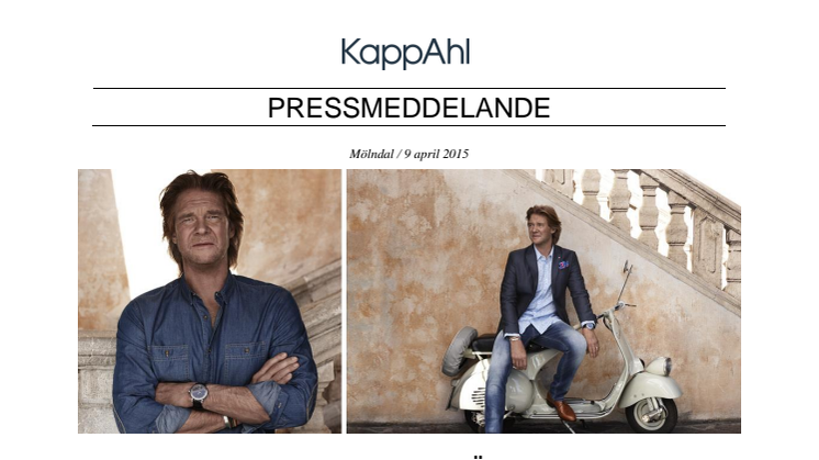 KappAhl lanserar Glenn Strömberg Collection