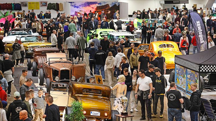 Custom Motor Show Rekordmånga anmälda fordon motormässa för ombyggda fordon Toppbild