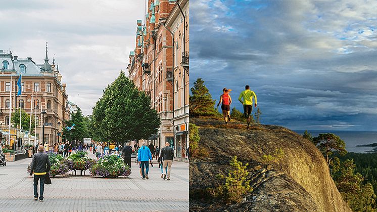 Härnösand och Sundsvall kan erbjuda det som krävs för den nya myndigheten. Foto vänstra bilden: Evelina Ytterbom