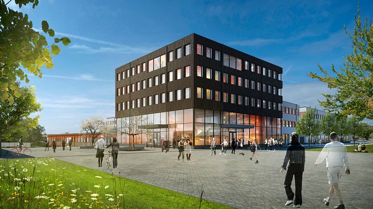 Byggstart för ny huvudbyggnad på Campus Ultuna i Uppsala