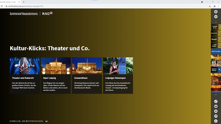City Guide Leipzig - Rubrik "Kultur-Klicks: Theater und Co"