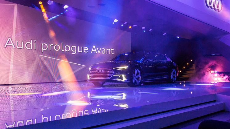 The Audi prologue Avant on the Geneva Motorshow 2015