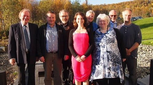 PhD defence in 2015, Virginie number four from the left (Photo: ARCTOS)