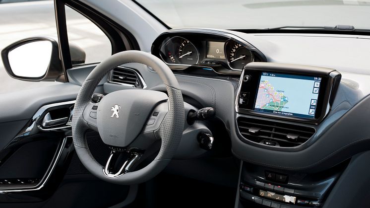 Peugeot 208 har fået pris for sin innovative touch-screen