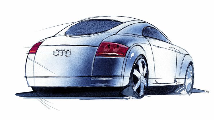 Audi TT Coupé design sketch