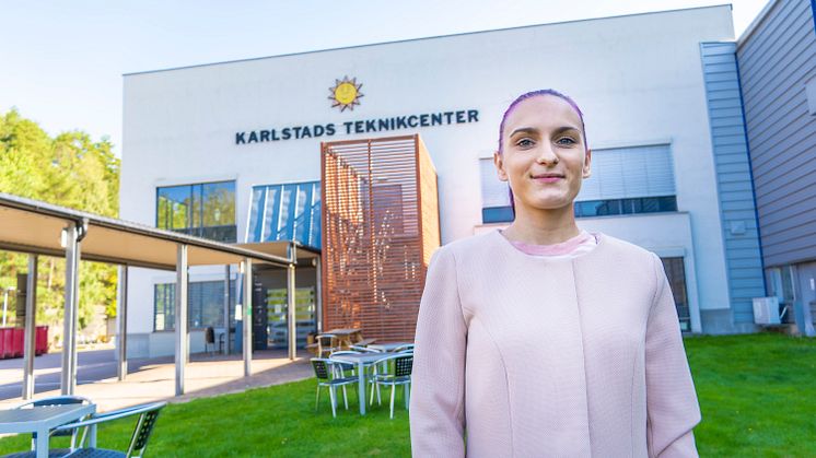 Samina har påbörjat sin drömutbildning på Karlstads Teknikcenter.