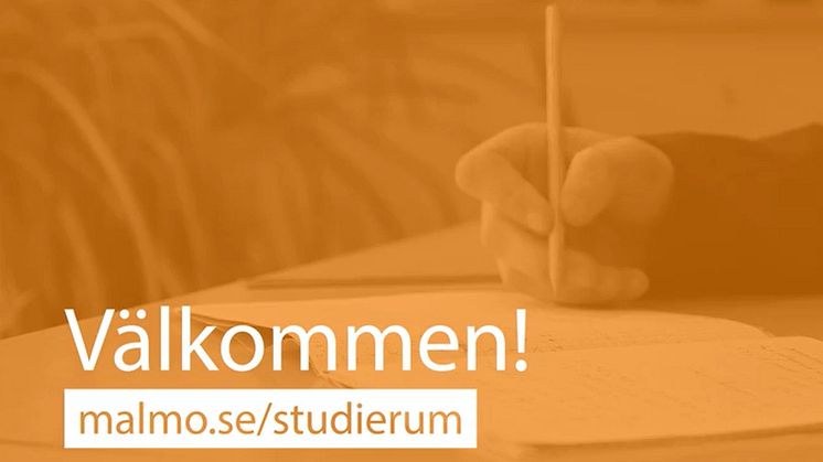 Studierum för gymnasieelever på Malmös fritidsgårdar, malmo.se/studierum