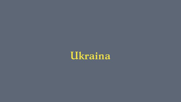 Vedum Kök & Bad skänker 100 000 kronor till UNHCRs välgörenhetsarbete i Ukraina