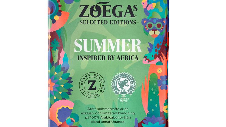 Årets sommarkaffe från Zoégas - med inspiration från Afrika