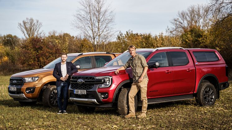 Jakub Vágner pokračuje ve své cestě s Fordem, přebírá nový model Ranger Wildtrak.