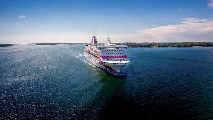 Ny tidtabell och tillfällig destinationshamn för Åbofartyget Baltic Princess