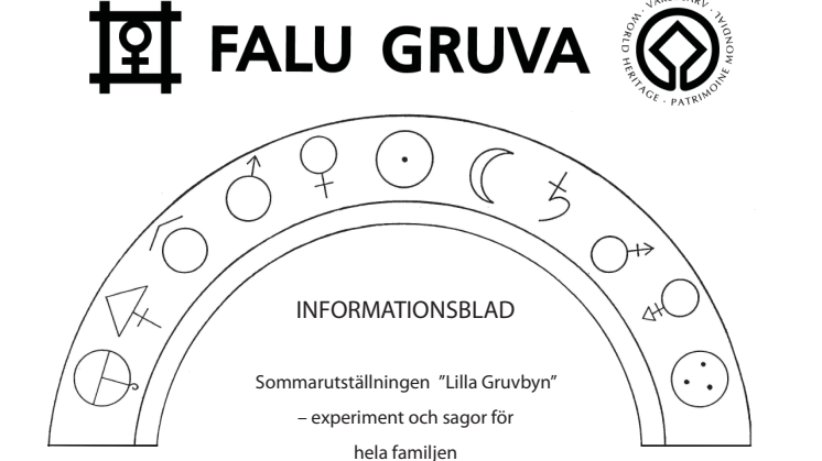 Sommarutställning "Lilla Gruvbyn" - experiment och sagor för hela familjen vid Falu Gruva