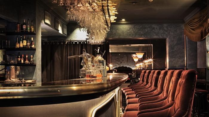 The bar at Stora Hotellet Umeå by Stylt Trampoli, winner of Best Newcomer at the 2014 World Boutique Hotel Awards