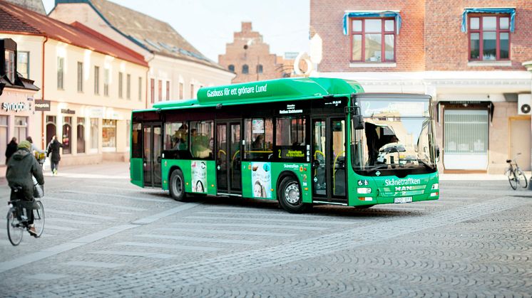 Rekordmånga reser med stadsbussarna i Lund 